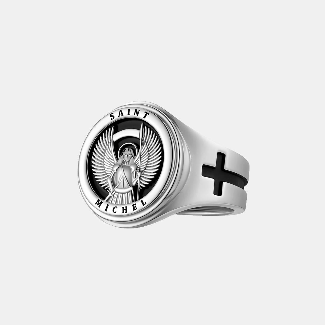 Chevalière Archange Saint Michel "Quis Ut Deus"