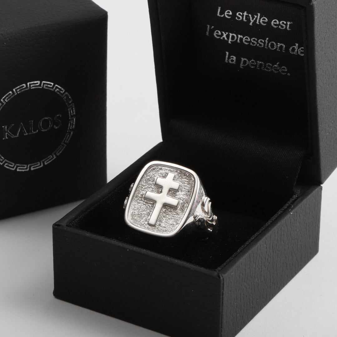 Chevalière Croix de Lorraine "Résistance"