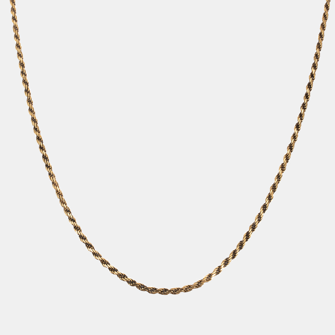 Collier Clovis en argent tressé