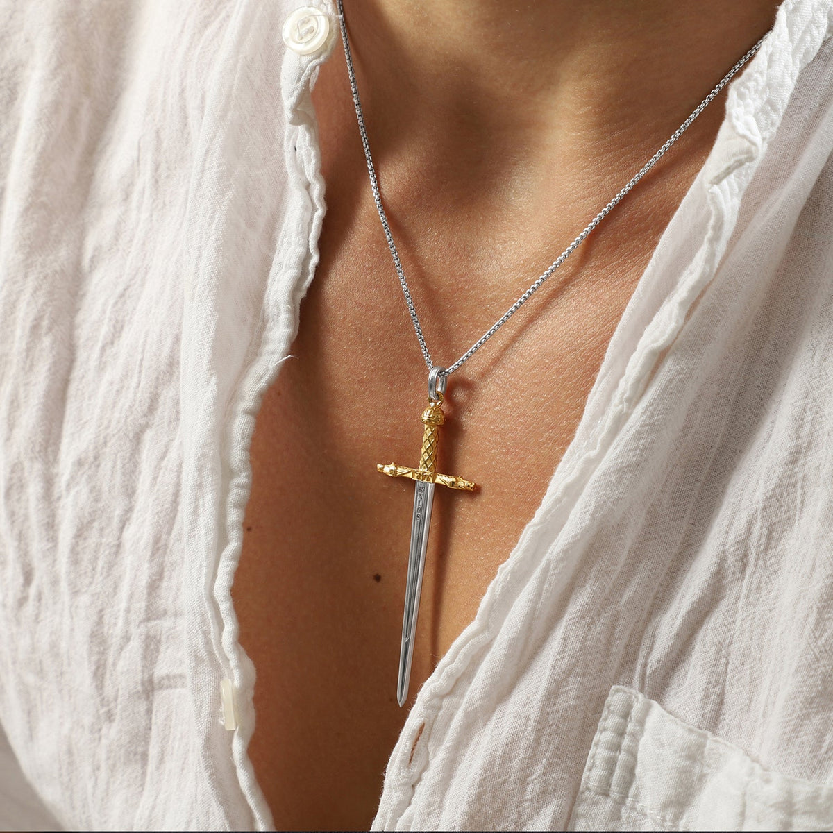 Collier "Joyeuse" épée des rois de France