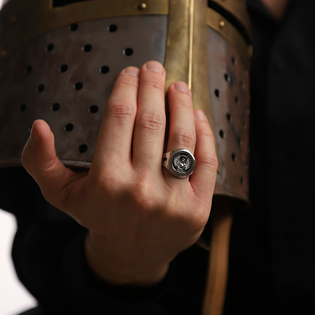 Chevalière Archange Saint Michel "Quis Ut Deus"