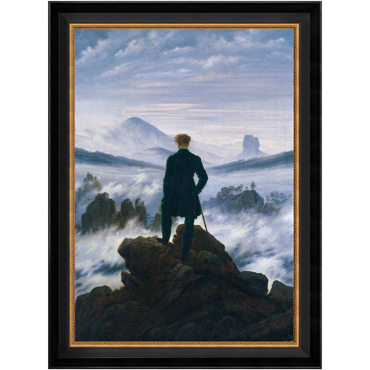 Le Voyageur contemplant une mer de nuages