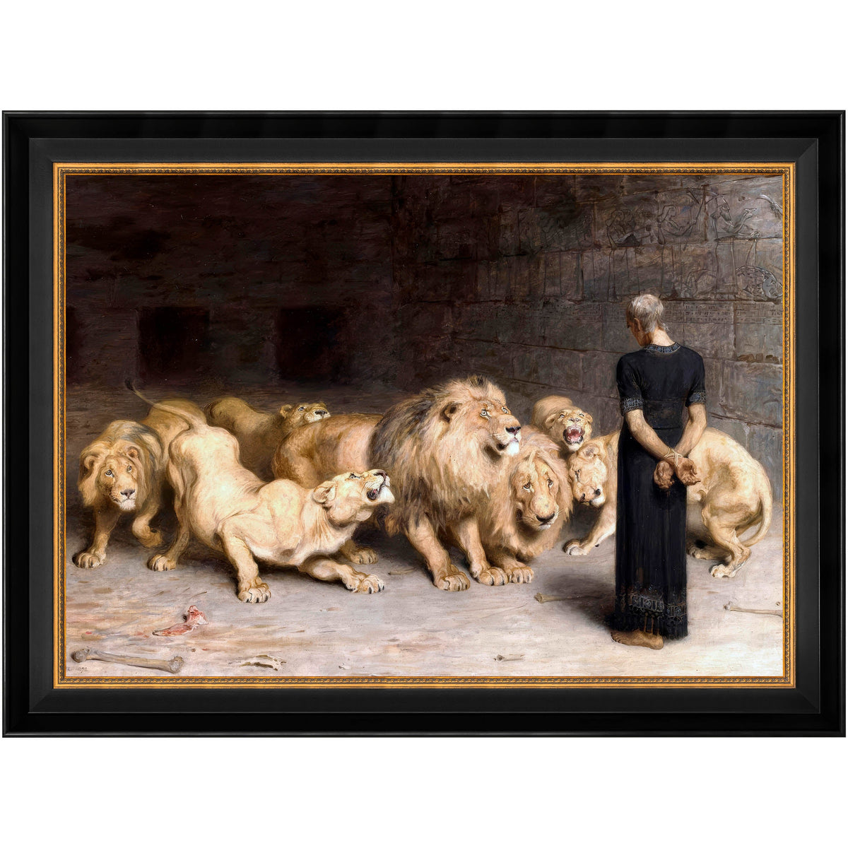 Daniel dans la fosse aux lions